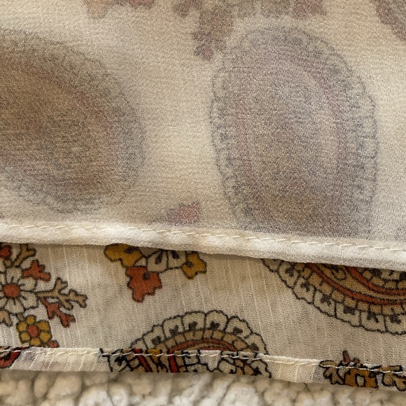 TOMMY HILFIGER PAISLEY RUFFLE TOP - Picture 6 of 9